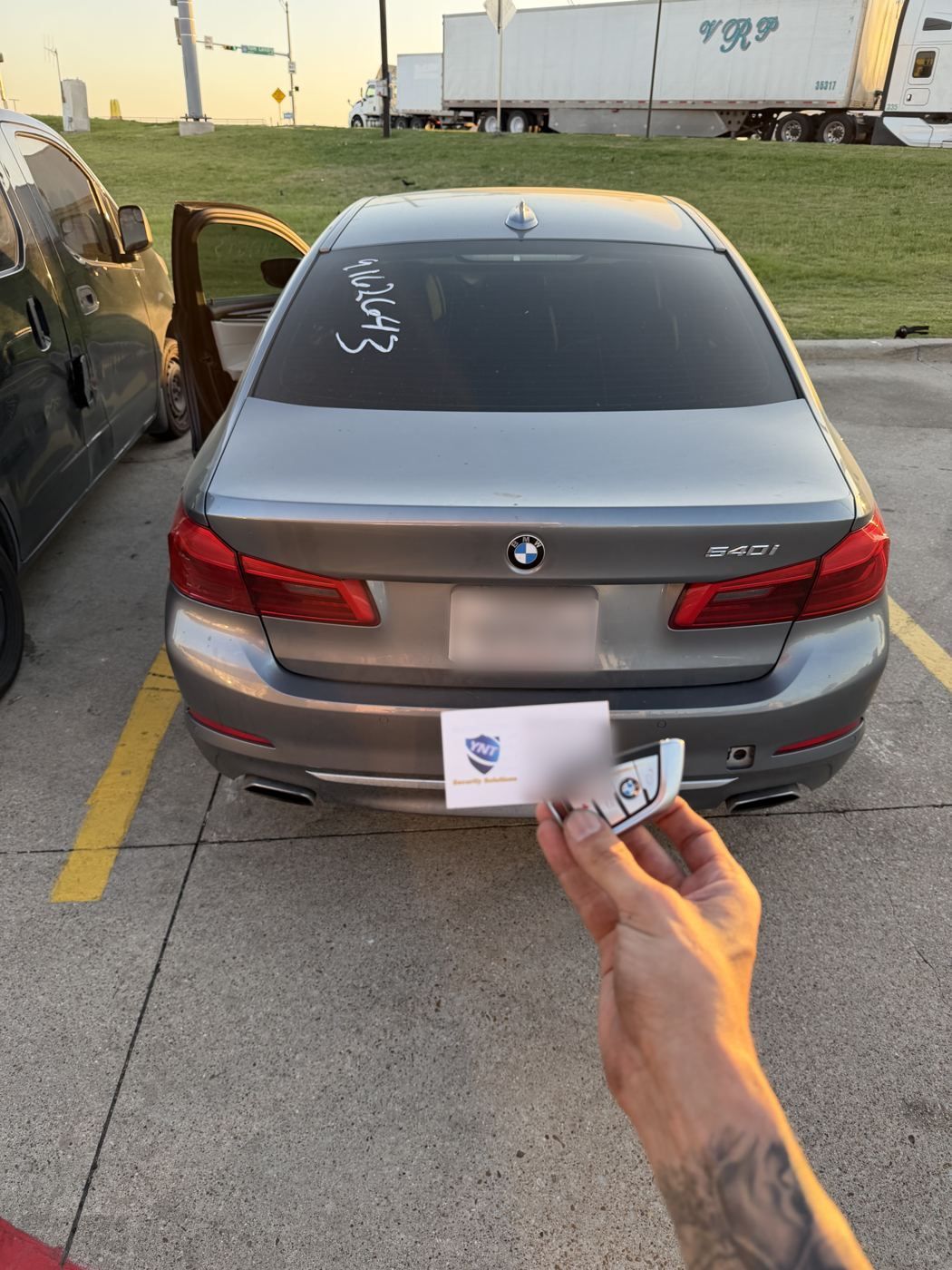 BMW 540i key replacement in Dallas, Texas