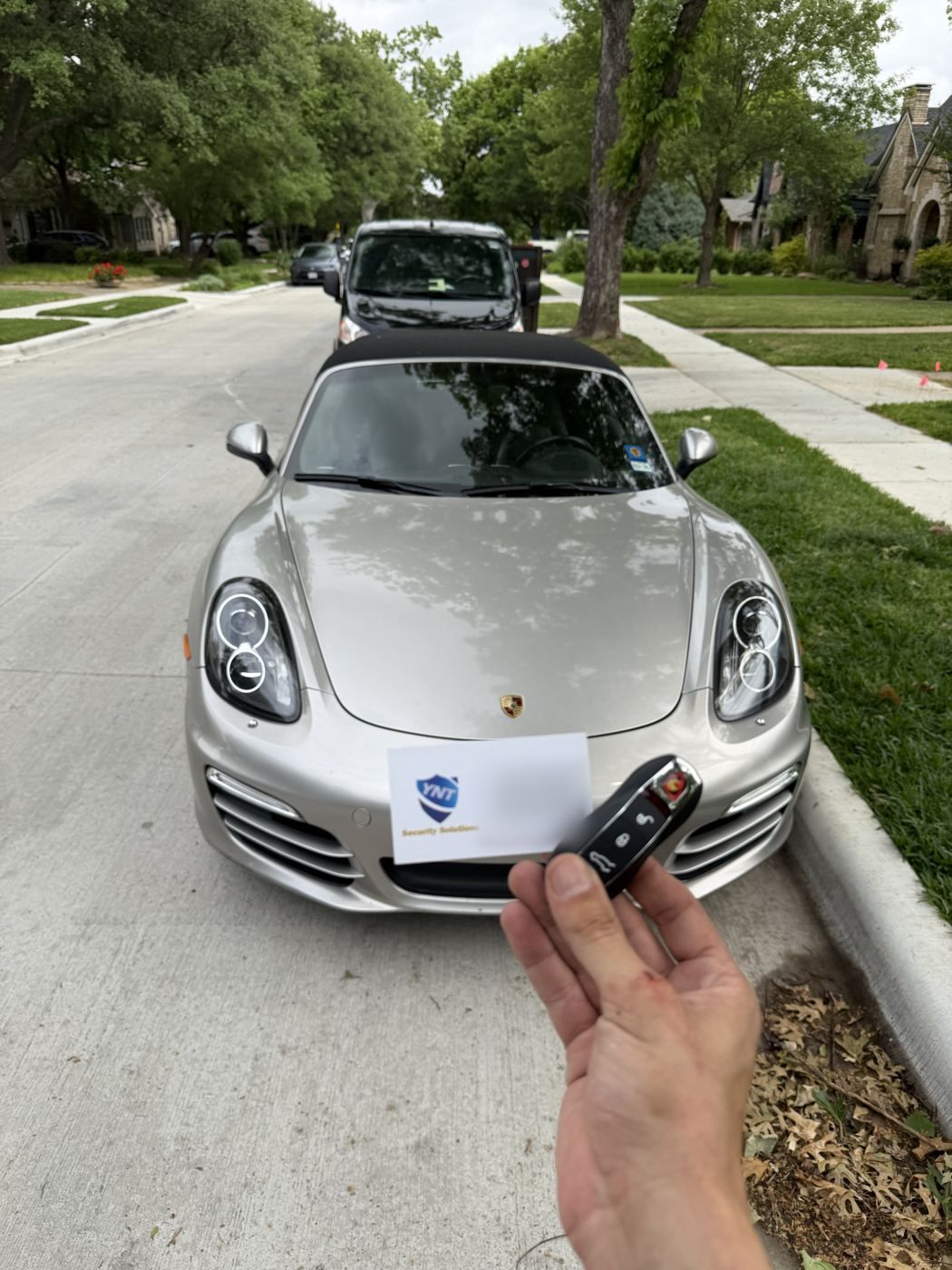 Porsche Boxster key replacement in Dallas